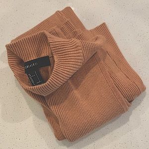 Forever 21 Deep tan coralish mini ribbed dress